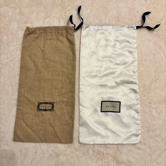 Gucci Other - Gucci Tan and White Dust Bag (pick which one you’d like) Or Both!! :)
